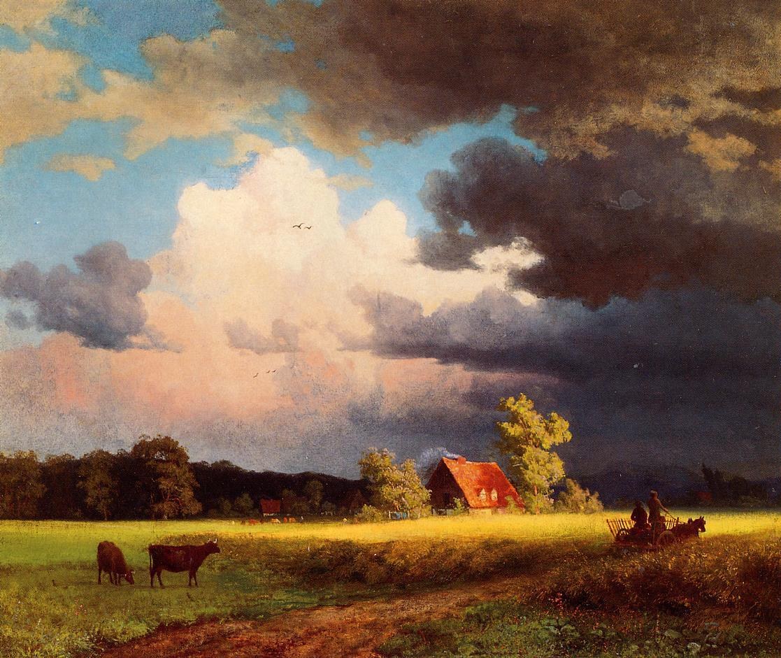 Albert Bierstadt Bavarian Landscape